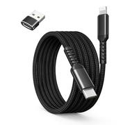 Basesailor Cable USB C a Lightning 2M con Adaptador USB A,Cable Tipo C Cargador Carga Rápida PD para iPhone 11 12 13 14 Mini Pro Max,2020,Airpods,iPad 8 9 Generation 2021 2022