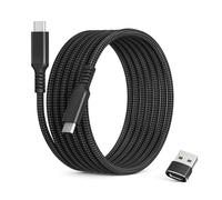 Basesailor Cable USB C a USB C 100W 1M con Adaptador,Cable Cargador Carga Rápida PD Largo para iPhone 17 16 15,Mac,iPad Pro 10 Mini 6 Air,Samsung Galaxy Z Fold Flip 5 4,S23 S24 Ultra,A54,Google Pixel
