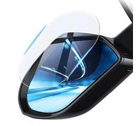 BASEUS 0.15MM Rainproof Film Car Rear-View Mirror (Oval 2 PCS/Pack 135 * 95MM) Transparent (SGFY-C02)