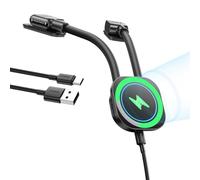 Baseus 15W C03s Pro Cargador Inalambrico Coche con MagSafe, Carga Rápida Soporte Teléfono Coche Magnético, Soporte Móvil Coche Universal, Compatible con iPhone, Samsung, Smartphone