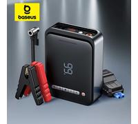 Baseus 2 en 1 arrancador de batería de coche banco de energía compresor de aire bomba infladora 1000A estación de energía portátil refuerzo de cargador de batería de coche 2 in 1