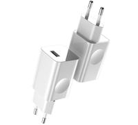 Baseus - Cargador Rápido Baseus (24W) QC 3.0 para Samsung, Huawei, Xiaomi... - Blanco