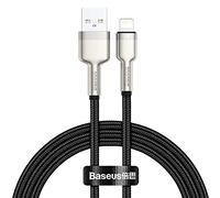 Baseus Cable USB para Lightning CALJK-A01 Cafule 2.4A 100 cm Negro