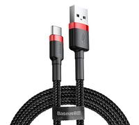 BASEUS Accesorios Marca Modelo Cable USB para USB-C Cafule 2A 300 cm Rojo-Negro