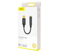 Baseus - adaptador macho a conector hembra (catl54-01), color negro