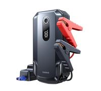 Baseus Arrancador de Coches, 20000mAh Jump Starter con 65W Carga Rápida, Linterna LED, Batería de Litio de 12V, Booster de Batería Portátil para Motores 10,0L de Gasolina o 6,0L de Diésel