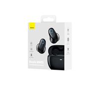 Baseus Auriculares inalámbricos Bowie WM05 TWS, Bluetooth 5.0 (Negro)