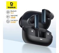 Baseus Bowie M2s ANC auriculares Bluetooth 5,3 cancelación activa de ruido-48dB auriculares inalámbricos compatible con auriculares de Audio espacial 3D EP10 Pro Black