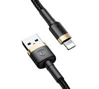 Baseus, Cable, 1 m, Gold/Black