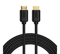 Baseus Cable adaptador HDMI a HDMI serie de alta definición de 3 m, color negro