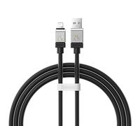 Baseus Cable de carga rápida USB-A a Lightning 2.4A 1m negro