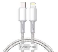 Baseus Cable de Datos USB-C a Lightning 20W 1M Blanco