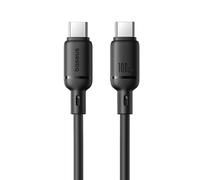 Cable Baseus Silky Series Carga Rápida Type-C 100W 1m Negro