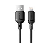 Baseus Cable Silky Series USB-A Lightning 2.4A 1m Negro
