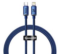 Baseus Cabo Shine Series De Dados De Carregamento Rápido Usb Tipo C Para Lightning 20W 1.2M Azul