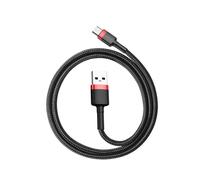 Baseus Cafule Cable - USB to USB-C Connect & Charge Cable 2 A, 2 m (Red/Black)