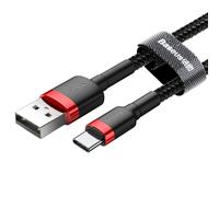 Baseus Cafule Cable USB a USB Tipo C 1M Negro
