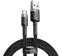 Baseus cafule cable - usb to usb-c connect & charge cable 2 a, 2 m (gr