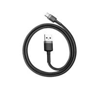 Baseus cafule cable - usb to usb-c connect & charge cable 3 a, 1 m (gr