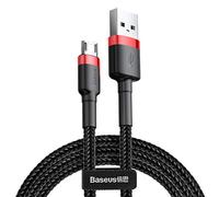 Cable USB a micro USB Baseus Cafule Negro Rojo 2 m
