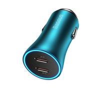 Baseus Car Charger Golden Contactor Pro C+C+U 65W Blue (CGJP010003)