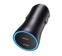 Baseus Car Charger Golden Contactor Pro Fast Charger C+C 40W Gray (CGJP000013)