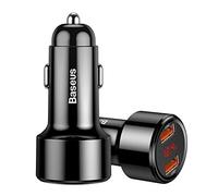 BASEUS Cargador de Coche Magic 2X USB QC 3.0 45W Negro