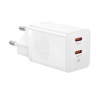 Cargador Rápido Baseus 40W USB-C GaN5 Blanco