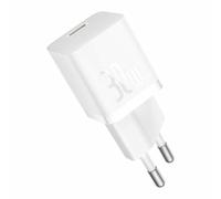 Baseus Cargador GaN5 Fast Charger (Mini) USB-C 30W Blanco