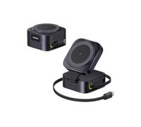 Cargador Inalámbrico Baseus PicoGo 2-in-1 MagSafe Qi2 67W Negro