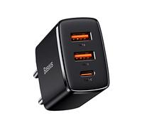 Cargador Compacto CCXJ-E01 USB-C/USB-A 30W Cargador Rápido PD/QuickCharge 3.0 (Negro) - BASEUS