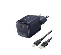 Baseus Cargador USB C 45W GAN con Cable 1 m, Adaptador Carga rápida PPS PD para Samsung S25 Ultra/S24, iPhone 17/16/15 Pro MAX, iPad, MacBook, Pixel