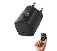 Baseus Cargador USB C, cargador rápido de 30 W, fuente de alimentación para iPhone 17, 16, 15, 14, 13, 12, 11 Pro Max, Galaxy 25 24, cargador de teléfono móvil, adaptador de carga rápida, adaptador de