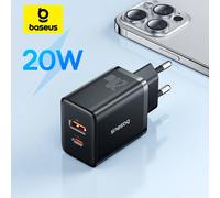 Baseus Cargador de batería CCXJ-B01 – Alimentación de pulso 5-12V DC 20W Negro