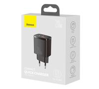 Baseus ccxj-b01 cargador de dispositivo móvil universal negro corrien