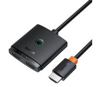 Baseus Conmutador HDMI con Cable de 1 m Negro