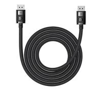 Baseus Cable DisplayPort DP 8K a DP 8K 2 m Trenzado 240Hz HDR Compatible con NVIDIA y AMD Negro