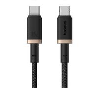 BASEUS Dura Series PD 100W Fast Charging Cable Type C to C 2m Nylon Braided Data Cord for iPhone 15 Pro MacBook