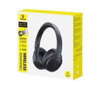 Baseus earphone bluetooth bh1 lite wireless headphones, bt 6.0, black