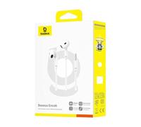 Baseus earphone encok hz19 wired with microphone white eu (a0018230121