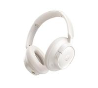 Baseus EH10 NC Auriculares Bluetooth con Cancelación ANC -45 dB, Auriculares Over-Ear con Audio Hi-Res & LDAC, 5 Micrófonos IA, 80 h de Duración de Batería, Bluetooth 6.0 - Blanco Luz Estelar