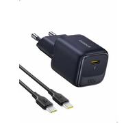 Baseus Enerfill Cargador USB C 100W, Cargador rápido PD Compacto, Cargador GAN para MacBook Pro/Air, iPad Pro, iPhone 17/16/15, Samsung Galaxy S25/S24, portátil (Cable USB-C de 1m Incluido)