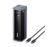 Baseus EnerGeek Power Bank 145W 20800 mAh, Bateria Externa Carga Rapida con 2X USB-C PD 3.0 100W MAX, Affichage Intelligent, Compatible con MacBook Pro, DELL, HP, SteamDeck, iPhone 16/15/14, Samsung