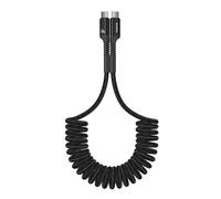 Baseus fish-eye cable de carga rápida usb c a usb c 1 m 100 w negro
