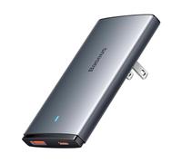 Cargador rápido ultradelgado GaN5 Pro de 65 W (1x USB-C + 1x USB-A) - BASEUS