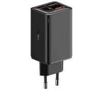 Baseus GaN6 Pro 65W Cargador Smartphone y Portátiles 4 USB: 2xUSB-C/2xUSB-A Negro