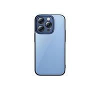 Baseus Glitter Transparente Case and Tempered Glass Set for iPhone 14 Pro MAX (Azul)