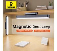 Baseus-Lámpara de escritorio magnética, lámpara de mesa LED regulable, recargable por USB, armario, mesita de noche, lectura, luz nocturna colgante