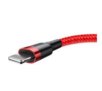 Baseus Lightning Cafule Cable 2A, 3m Red/Red (CALKLF-R09)