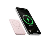 Baseus MagSafe - Batería externa para iPhone 17/16/15/14/13/12, 10000 mAh, color rosa